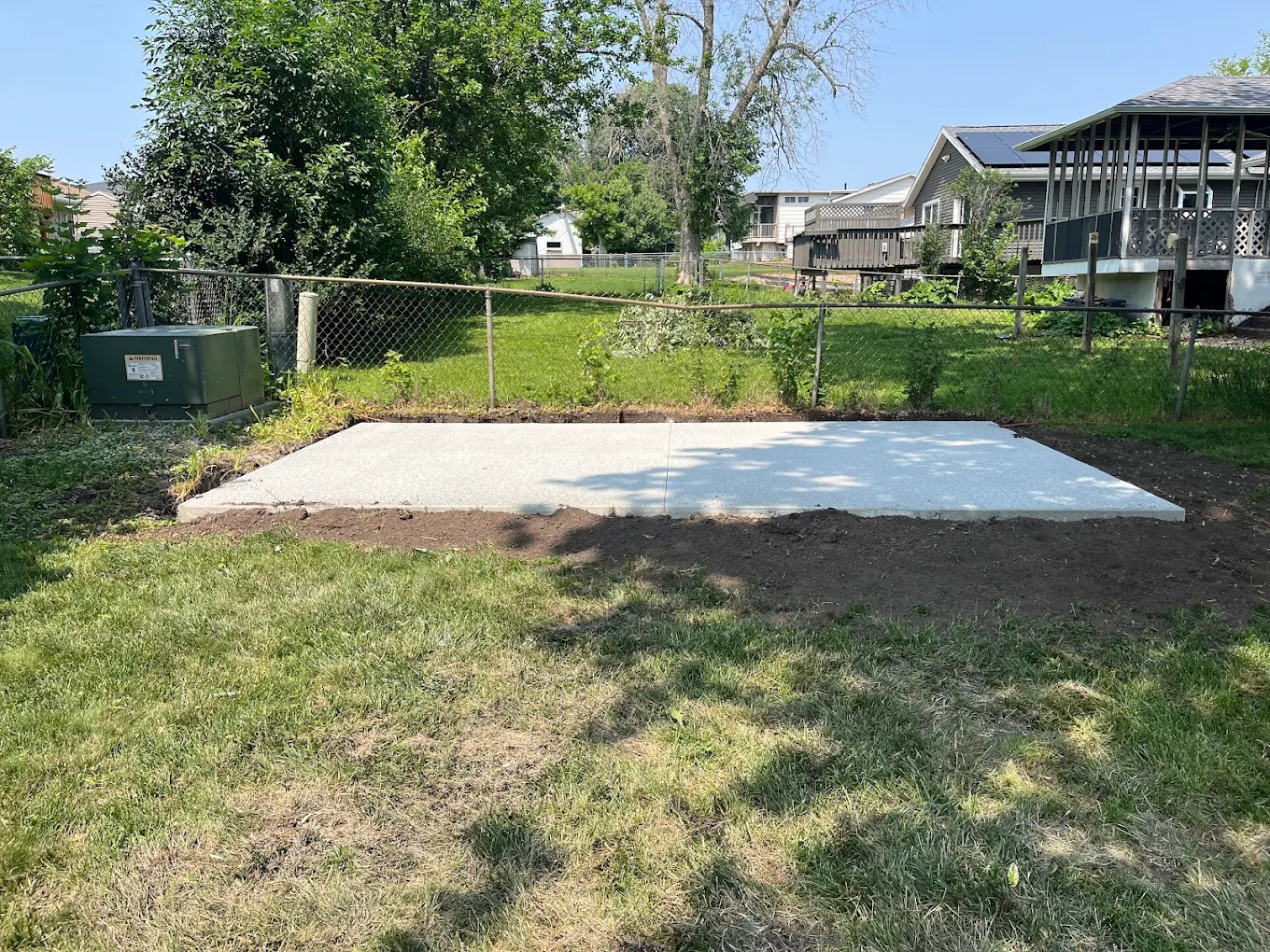 Cracked Concrete in North Liberty Iowa